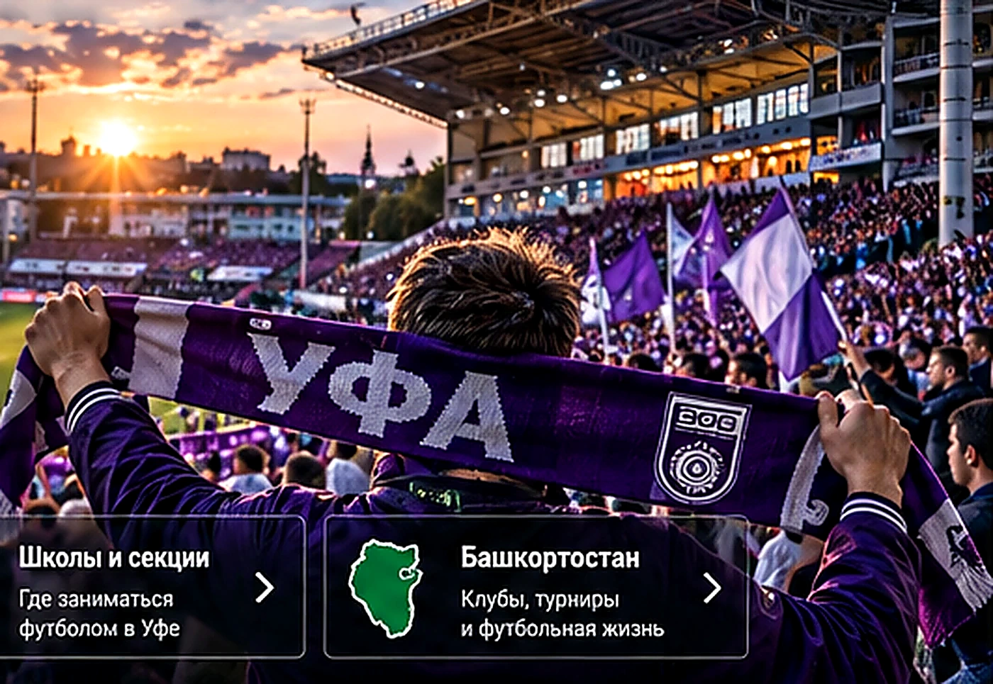 Футбол Уфы как цельная карта