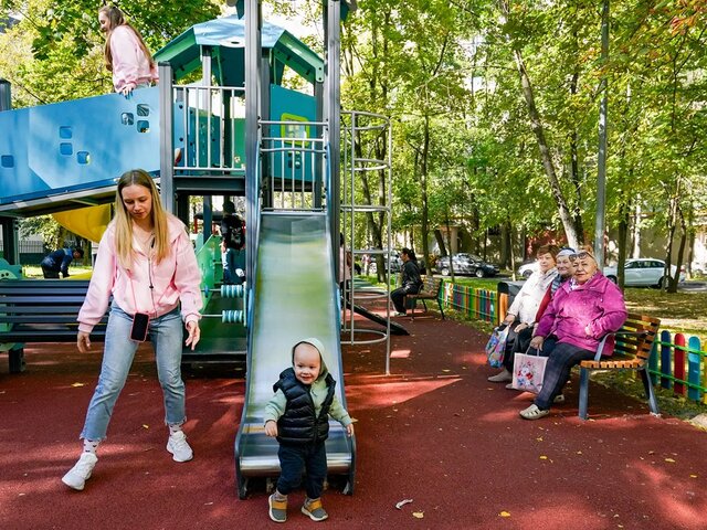 Обновление игровых площадок в Коммунарке: 1,6 кв. м в новых спортивных зонах