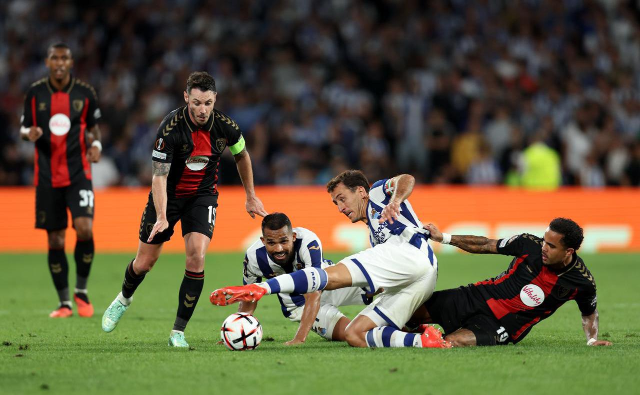 Real Sociedad уступил Burnham в дебютном матче Лиги Европы